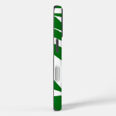 Grüne Linien Case-Mate iPhone Hülle (Rückseite / Rechts)