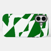 Grüne Linien Case-Mate iPhone Hülle (Rückseite (Horizontal))