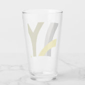 Grüne Linien Glas (Rückseite)