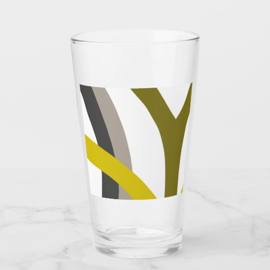Grüne Linien Glas (Vorderseite)