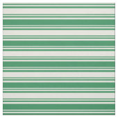 Grüne Linien in Beige und See Stoff (Muster)