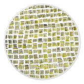 Grüne Linien Keramikknauf (Vorderseite)