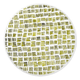 Grüne Linien Keramikknauf