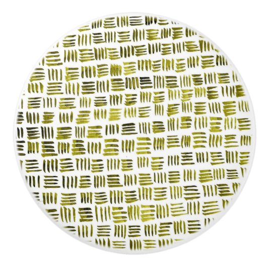 Grüne Linien Keramikknauf (Vorderseite)