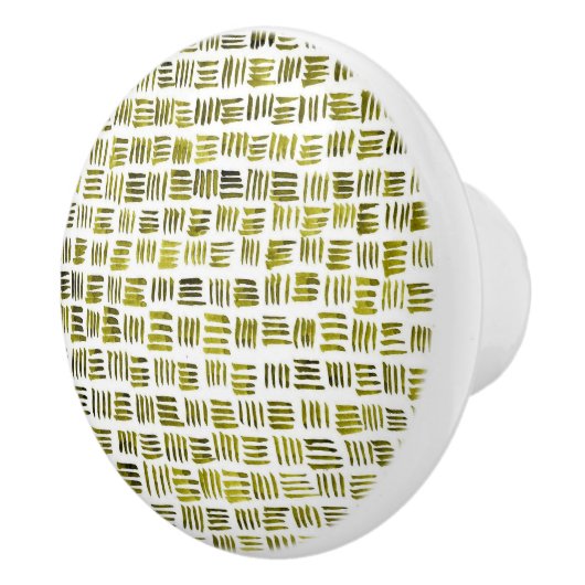 Grüne Linien Keramikknauf (Rechts)