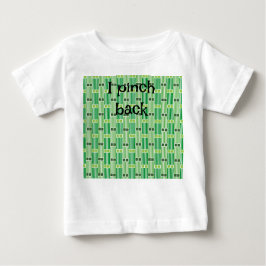 Grüne Linien und Felder Baby T-shirt