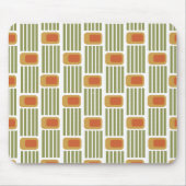 Grüne Linien und Felder Mousepad (Vorne)