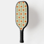 Grüne Linien und Felder Pickleball Schläger (Links)