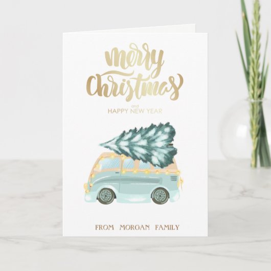 Grüne LKW Pine Tree Weihnachten (Vorderseite)