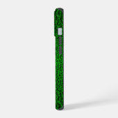 Grüne Lobby iPhone 15 Hülle (Linke Seite)