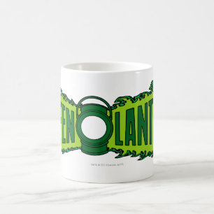 Grüne Logo-Flammen Kaffeetasse