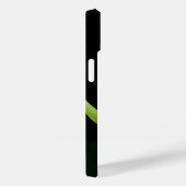 Grüne Lotusblume Schwarz Case-Mate iPhone Hülle (Rückseite / Rechts)