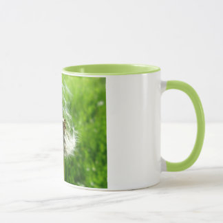 Grüne Löwenzahn-Tasse Tasse