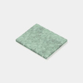 Grüne Luftpolsterfolie-Muster Post-it Klebezettel (angewinkelt)