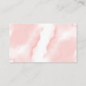 Grüne Mädchen rosa Babydusche Bücher für Baby Begleitkarte (Rückseite)