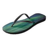 Grüne Magic Flip Flops Badesandalen (Schrägansicht)