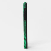 Grüne Malachite Textur Case-Mate iPhone Hülle (Hinten/Links)