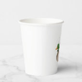 grüne Mallard Duck Paper Cups Pappbecher (Rechts)