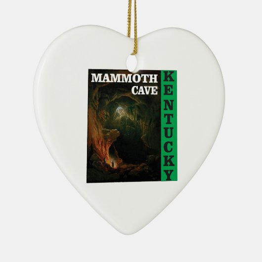 Grüne Mammuthöhle Kentucky Keramikornament (Rechts)