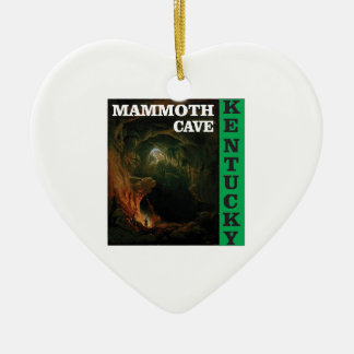 Grüne Mammuthöhle Kentucky Keramikornament