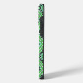 GRÜNE MANDALA-MUSTER iPhone HÜLLE (Linke Seite)