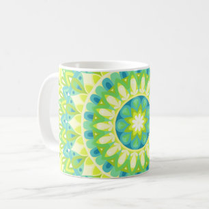 Grüne Mandala-Tasse Kaffeetasse