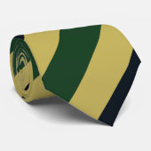 Grüne Marine und Goldene Krawatte (Gerollt)