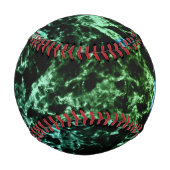 Grüne Marmor auf schwarz Baseball (Rückseite)