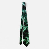 Grüne Marmor auf schwarz Krawatte (Rückseite)