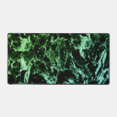 Grüne Marmor auf schwarz Schreibtischunterlage (Vorderseite)