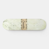 Grüne Marmor Diamond Bling Skateboard (Horizontal)