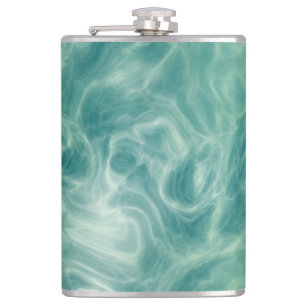 Grüne Marmor Flachmann