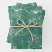 Grüne Marmor Geschenkpapier Set (Beispiel)