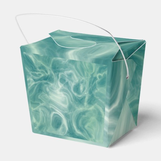 Grüne Marmor Geschenkschachtel (Rückseite)