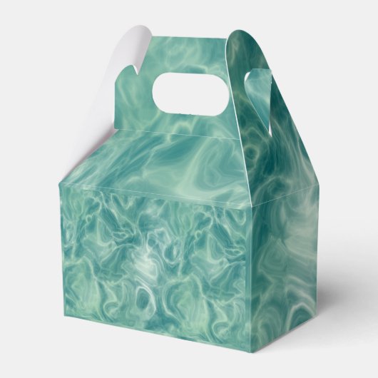 Grüne Marmor Geschenkschachtel (Rückseite)