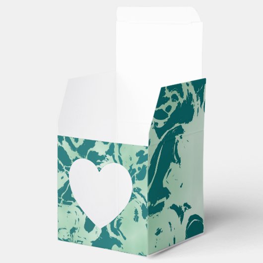 Grüne Marmor Geschenkschachtel (Geöffnet)