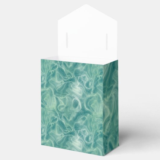 Grüne Marmor Geschenkschachtel (Geöffnet)