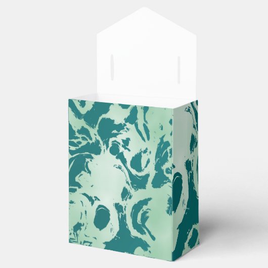 Grüne Marmor Geschenkschachtel (Geöffnet)