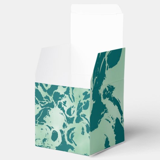 Grüne Marmor Geschenkschachtel (Geöffnet)