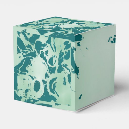 Grüne Marmor Geschenkschachtel (Rückseite)