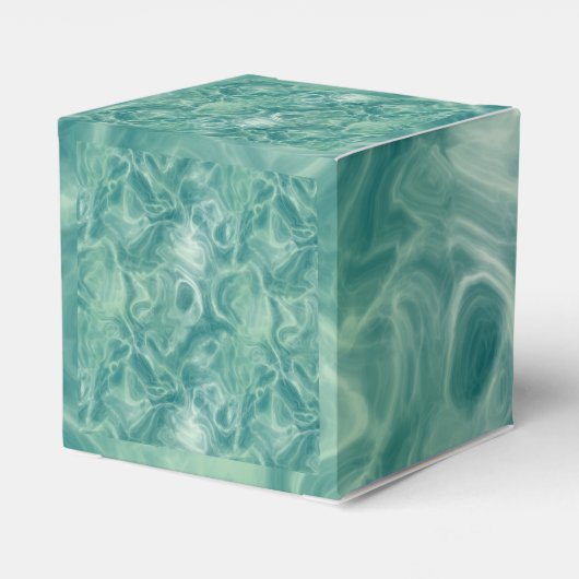 Grüne Marmor Geschenkschachtel (Rückseite)