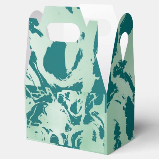 Grüne Marmor Geschenkschachtel (Geöffnet)