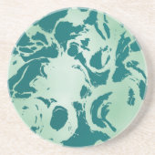 Grüne Marmor Getränkeuntersetzer (Vorne)