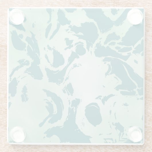 Grüne Marmor Glasuntersetzer (Rückseite)