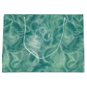 Grüne Marmor Große Geschenktüte (Vorderseite)