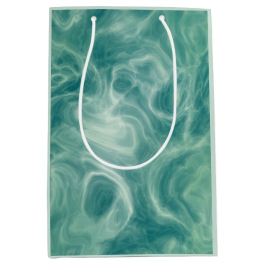 Grüne Marmor Mittlere Geschenktüte (Vorderseite)