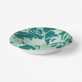 Grüne Marmor Pappteller (Gewinkelt)