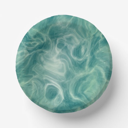 Grüne Marmor Pappteller (Vorderseite)