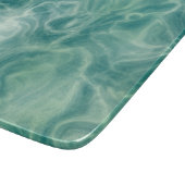 Grüne Marmor Schneidebrett (Ecke)