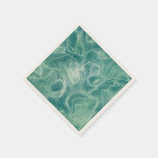 Grüne Marmor Serviette (Ecke)